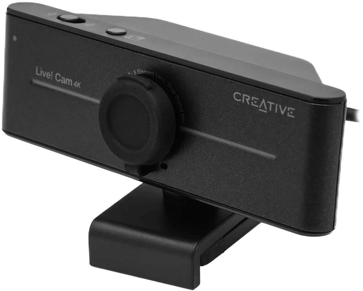 Web-камера Creative Live! Cam SYNC 4K,  черный [73vf092000000]